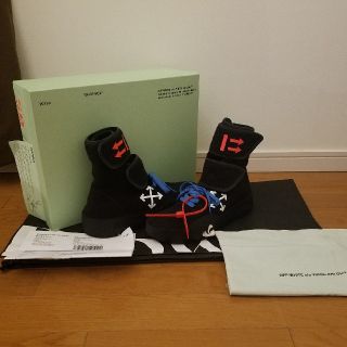 オフホワイト(OFF-WHITE)のoff-white スニーカー 41 motowrap(スニーカー)