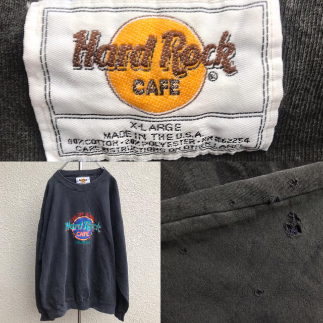 ハードロックカフェ hard rock cafe トレーナー スウェット 90s メンズのトップス(スウェット)の商品写真