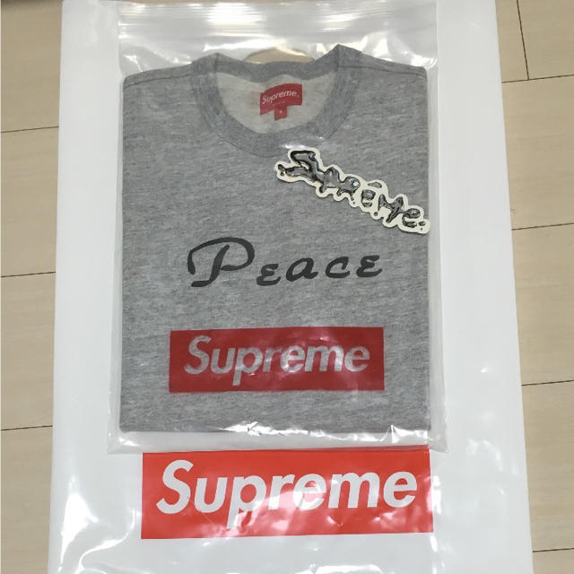 Supreme 2018 AW Peace S/S Top グレー Sサイズ