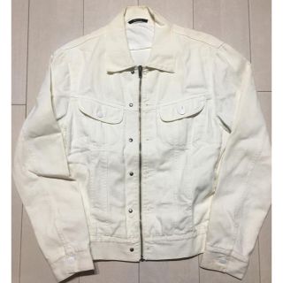 マルタンマルジェラ(Maison Martin Margiela)のmaison martin margiela ホワイトデニムジャケット(Gジャン/デニムジャケット)