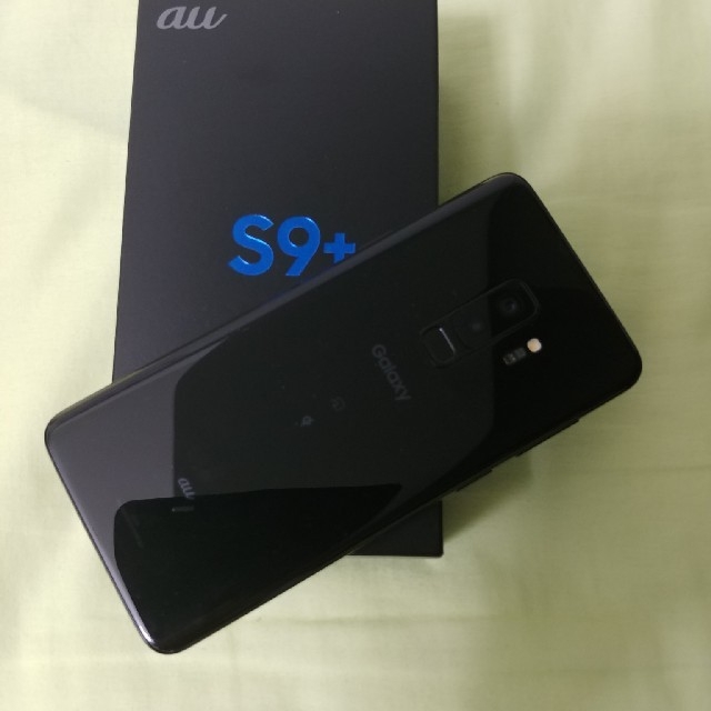 au　Galaxy S9+　ブラック超美品　値下げ！