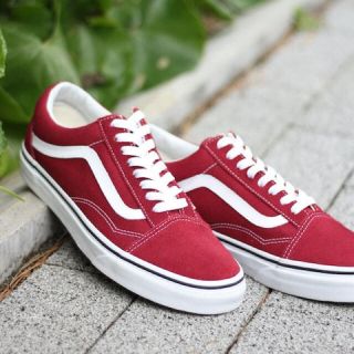 ヴァンズ(VANS)の新作 24.5 バンズ オールドスクール 限定カラー ルンバレッド(スニーカー)