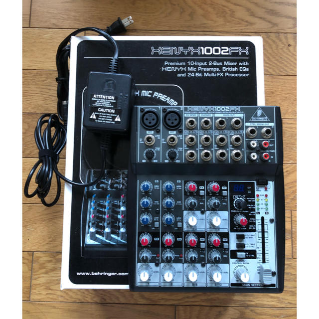 BEHRINGER XENYX1002FX 楽器のレコーディング/PA機器(ミキサー)の商品写真