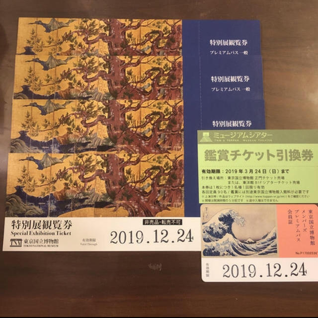 東京国立博物館 年間パスポートセット チケットの施設利用券(美術館/博物館)の商品写真