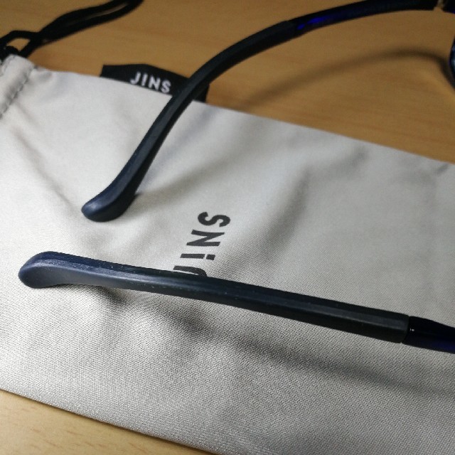 JINS(ジンズ)のJINS ブルーライトカットメガネ　PC-12A-101B 色番58ブルー メンズのファッション小物(サングラス/メガネ)の商品写真