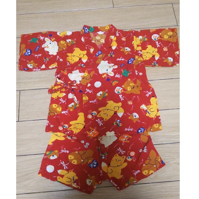 甚平 ベビー キッズ/ベビー/マタニティのキッズ服女の子用(90cm~)(甚平/浴衣)の商品写真