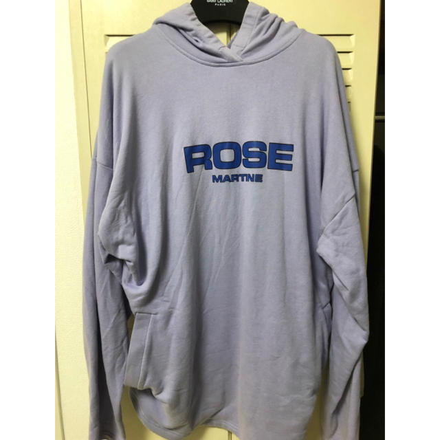 トップスmartine rose colldpsed hoodie パーカー