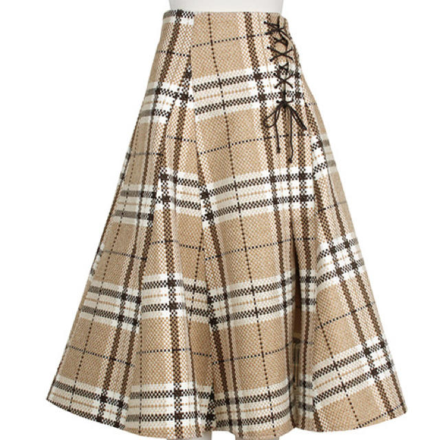 RANDA(ランダ)のranda チェック バーバーリー スカート レディースのスカート(ひざ丈スカート)の商品写真