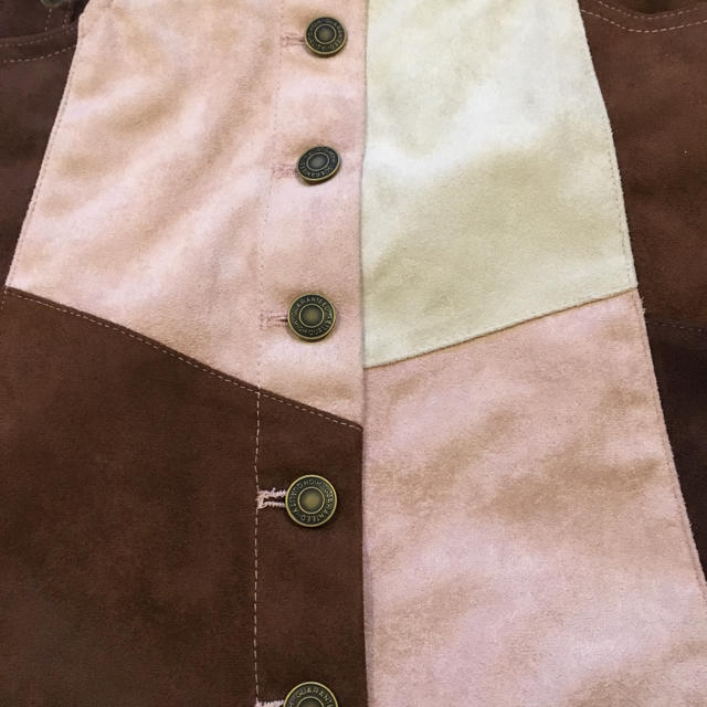 INGNI(イング)のINGNI 配色台形スカート レディースのスカート(ミニスカート)の商品写真