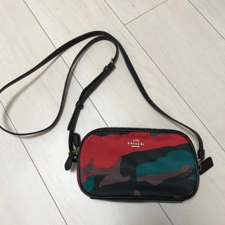 コーチ(COACH)の（あやめ様専用3/20迄）コーチ迷彩柄ポシェット(ショルダーバッグ)