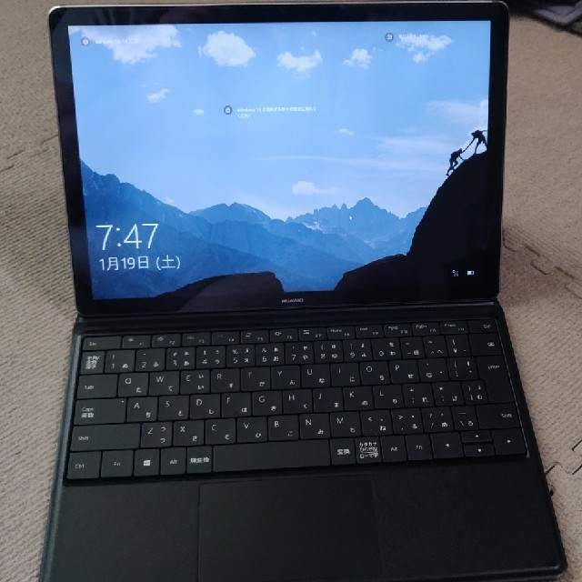 HUAWEI MateBook M3 グレー +純正キーボード付