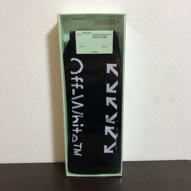 OFF-WHITE(オフホワイト)のOFF-WHITE C/O SOCKS 19SS ソックス オフホワイト 靴下 メンズのレッグウェア(ソックス)の商品写真