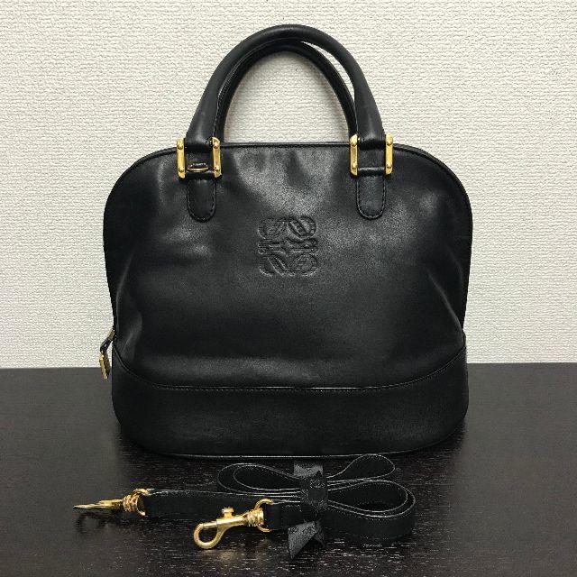 LOEWE(ロエベ)のロエベ　ハンドバッグ　黒　レザー　2way レディースのバッグ(ハンドバッグ)の商品写真