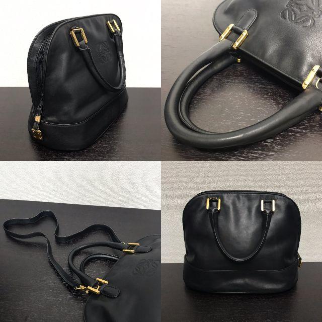 LOEWE - ロエベ ハンドバッグ 黒 レザー 2wayの通販 by yo-'s shop