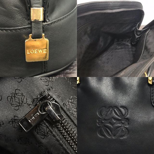 LOEWE(ロエベ)のロエベ　ハンドバッグ　黒　レザー　2way レディースのバッグ(ハンドバッグ)の商品写真