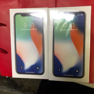 アイフォーン(iPhone)のiPhone X 64 GB silver  2 Seto (スマートフォン本体)