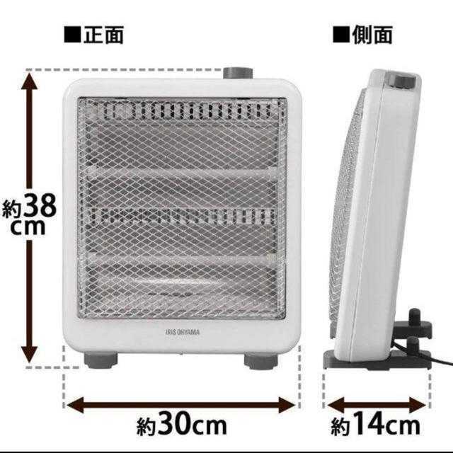 アイリスオーヤマ 電気ストーブ 800w スマホ/家電/カメラの冷暖房/空調(ストーブ)の商品写真