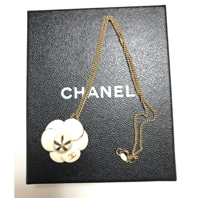 超美品★CHANEL レア物 カメリア ネックレス ペンダント 立体的 シャネル