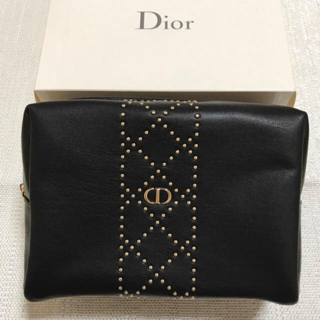 Dior(ディオール)の新品 dior レザーポーチ レディースのファッション小物(ポーチ)の商品写真