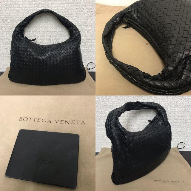 Bottega Veneta(ボッテガヴェネタ)のボッテガヴェネタ　ショルダーバッグ　黒　イントレチャート　レザー レディースのバッグ(ショルダーバッグ)の商品写真