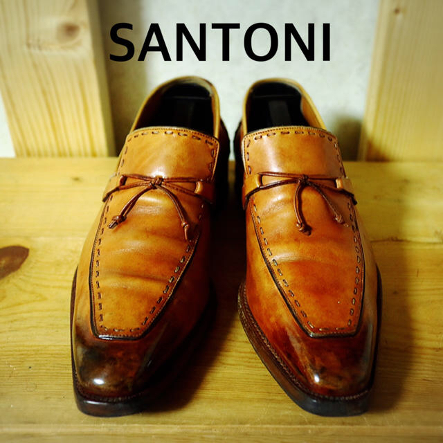 Santoni(サントーニ)のひでし様専用 SANTONI 24〜24.5cm ローファー  メンズの靴/シューズ(ドレス/ビジネス)の商品写真