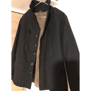 アーペーセー(A.P.C)のＡＰＣ 黒 暖かいブルゾン  アーペーセー　a.p.c 秋冬(モッズコート)