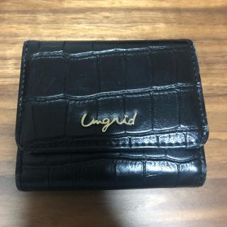 アングリッド(Ungrid)のミニ財布★黒(折り財布)