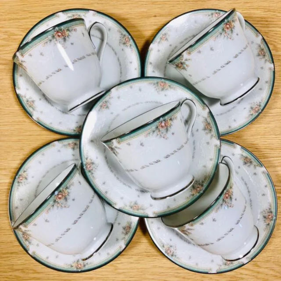 Noritake(ノリタケ)のノリタケ コーヒーカップ ケーキ皿13セット インテリア/住まい/日用品のキッチン/食器(食器)の商品写真