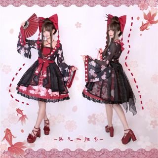 トゥアリス(To Alice)のTo.Alice 金魚姫ワンピース(ひざ丈ワンピース)