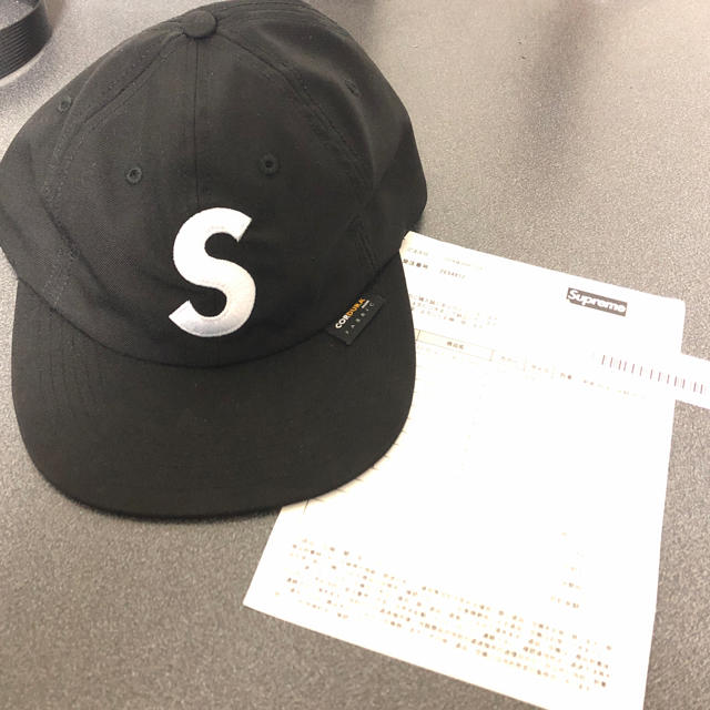 supreme S Logo ブラックキャップ