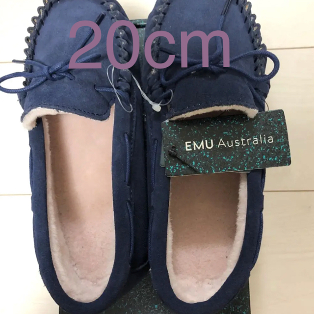 EMU(エミュー)の期間限定お値下げします！新品キッズemu モカシン 20センチ キッズ/ベビー/マタニティのキッズ靴/シューズ(15cm~)(スニーカー)の商品写真