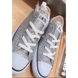 コンバース(CONVERSE)のCONVERSE コンバース 靴 シューズ ラメ(スニーカー)