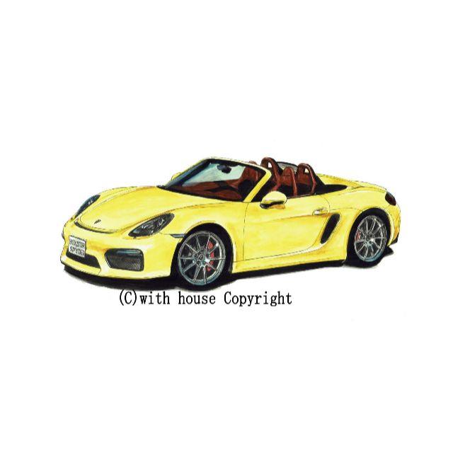 エンタメ/ホビーGC-1015 911GT3/Boxster限定版画直筆サイン額装●作家平右ヱ門