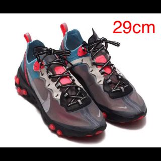 ナイキ(NIKE)の【極美品】NIKE react element 87 ソーラーレッド(スニーカー)