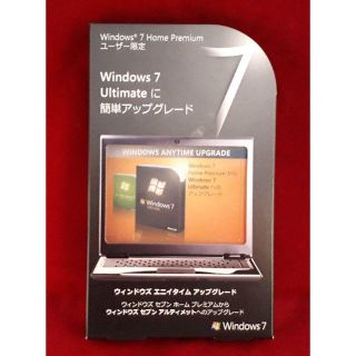 マイクロソフト(Microsoft)の正規●Windows 7 ultimate に簡単アップグレード●製品版(その他)