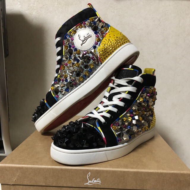 超爆安 Louboutin Christian - REMIX ハイカットスニーカー