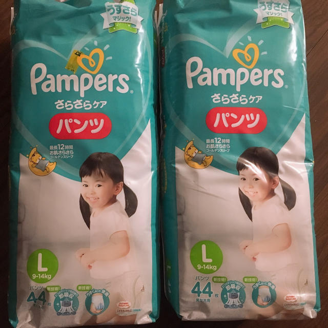 パンパースパンツLサイズ キッズ/ベビー/マタニティのおむつ/トイレ用品(ベビー紙おむつ)の商品写真