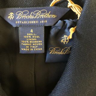 新品未使用タグ付き brooks brothers コート