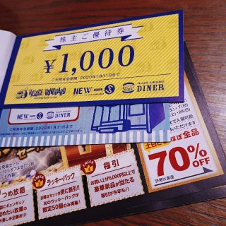 ヴィレッジヴァンガード　株主優待　17000円分(ショッピング)