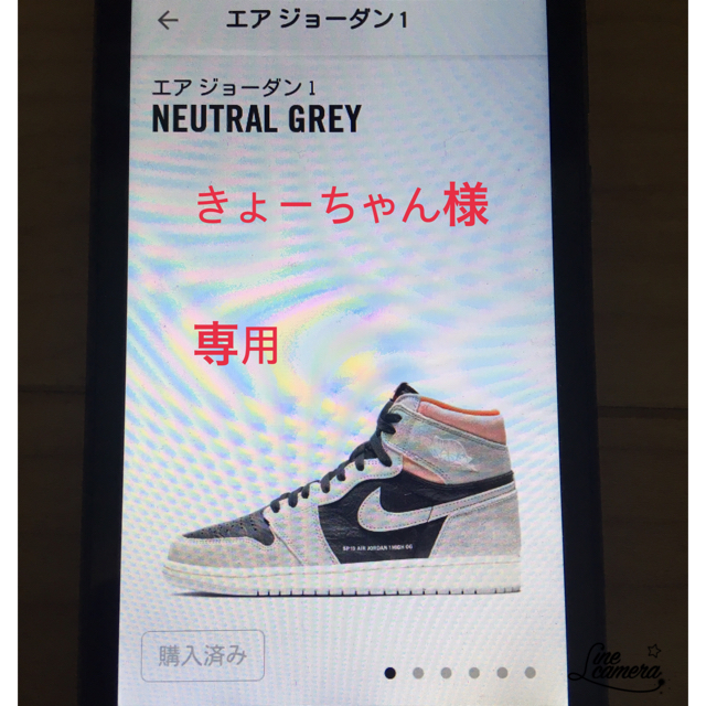 NIKE(ナイキ)のNIKE エアジョーダン1   NEUTRAL  GREY メンズの靴/シューズ(スニーカー)の商品写真