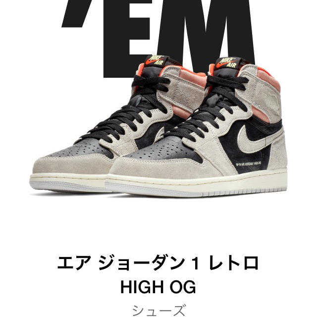 NIKE(ナイキ)のNIKE AIR JORDAN 1 HIGH OG NEUTRAL GREY28 メンズの靴/シューズ(スニーカー)の商品写真