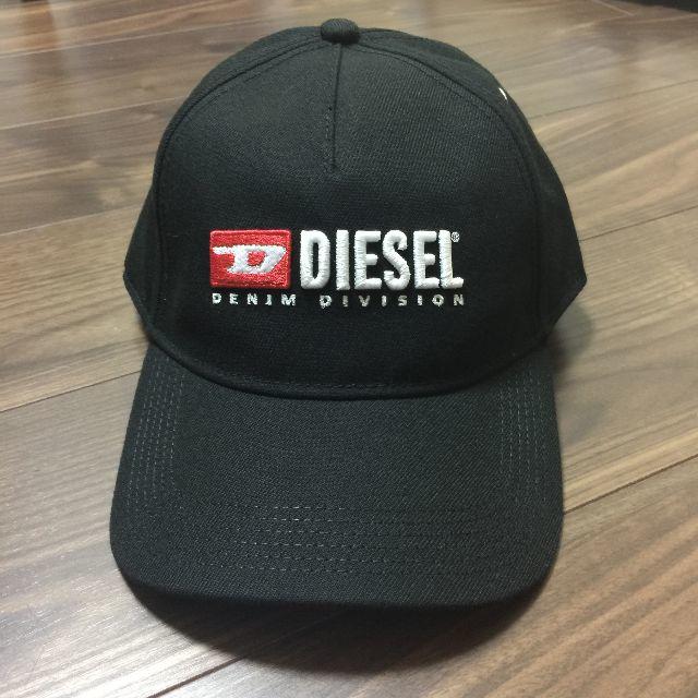 DIESEL - 大人気！DIESEL 刺繍ロゴ入りキャップ ベースボールキャップ ブラック