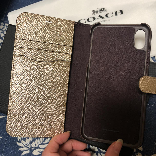 COACH(コーチ)のコーチ iPhoneケース 手帳型 新品 スマホ/家電/カメラのスマホアクセサリー(iPhoneケース)の商品写真