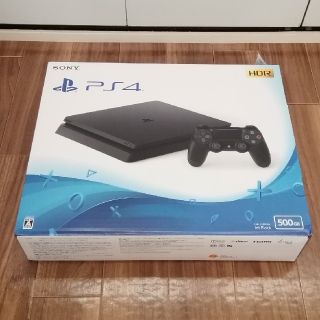 プレイステーション4(PlayStation4)の未開封新品 PS4 ジェットブラック 500GB(家庭用ゲーム機本体)