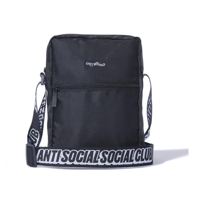 ANTI(アンチ)のAnti Social Social Club ブラックサイドバック メンズのバッグ(ショルダーバッグ)の商品写真