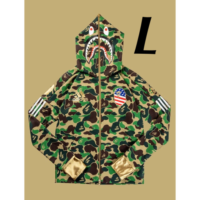 A BATHING APE(アベイシングエイプ)のadidas a bathing ape shark hoodie bape メンズのトップス(パーカー)の商品写真