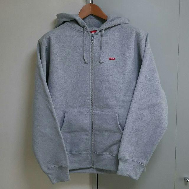 グレーサイズSupreme Small Box Logo Zip Up Sweat