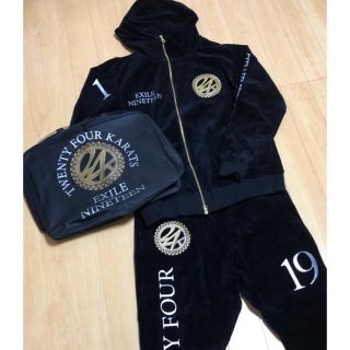 トゥエンティーフォーカラッツ(24karats)の24Karats × EXILE ☆ 美品 19 ベロア ジャージ S(ミュージシャン)