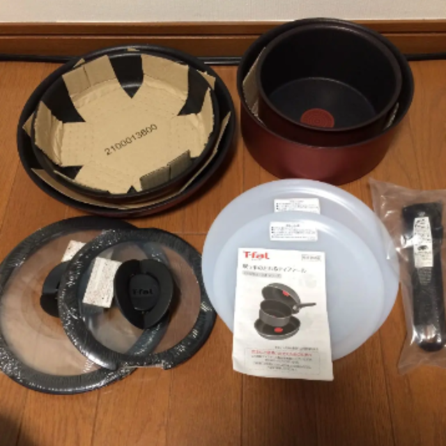 T-fal - ティファール インジニオ 未使用品取っ手のとれるフライパン・鍋セット