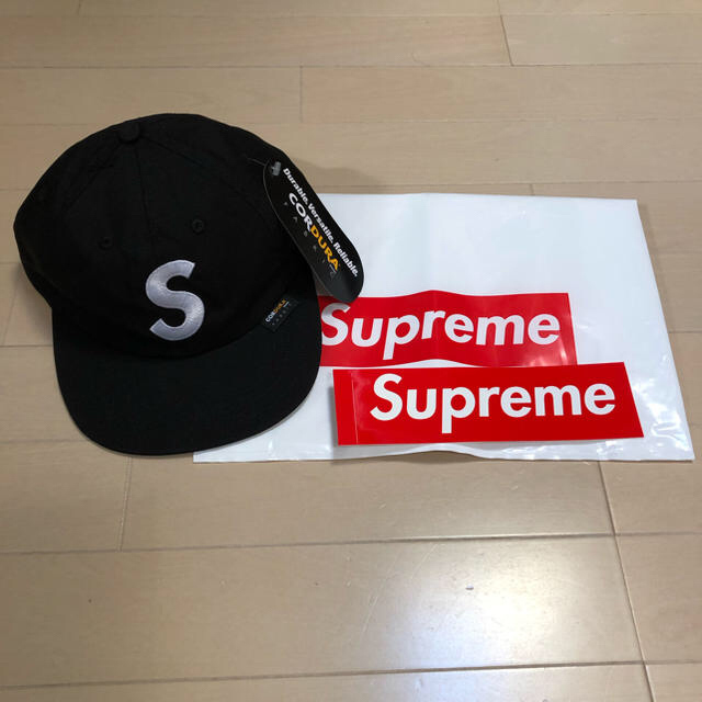 supreme Cordura S Logo 6- Panel オリーブ 新品